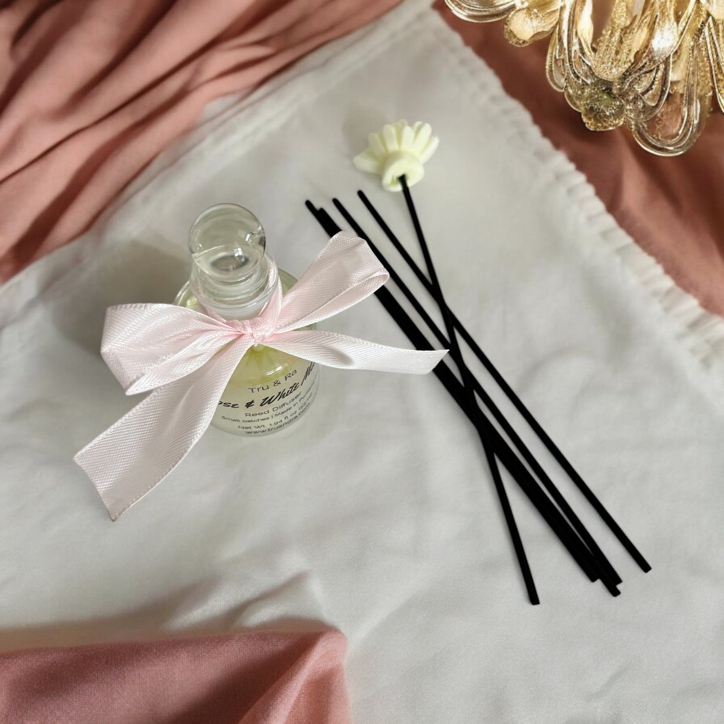 Rose and White Musk - Reed Diffuser