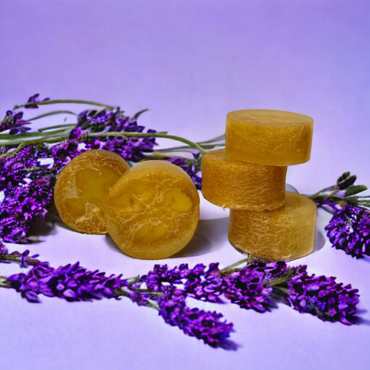 Lavender - Loofah Aloe Soap 2-Pack - Tru & Ra