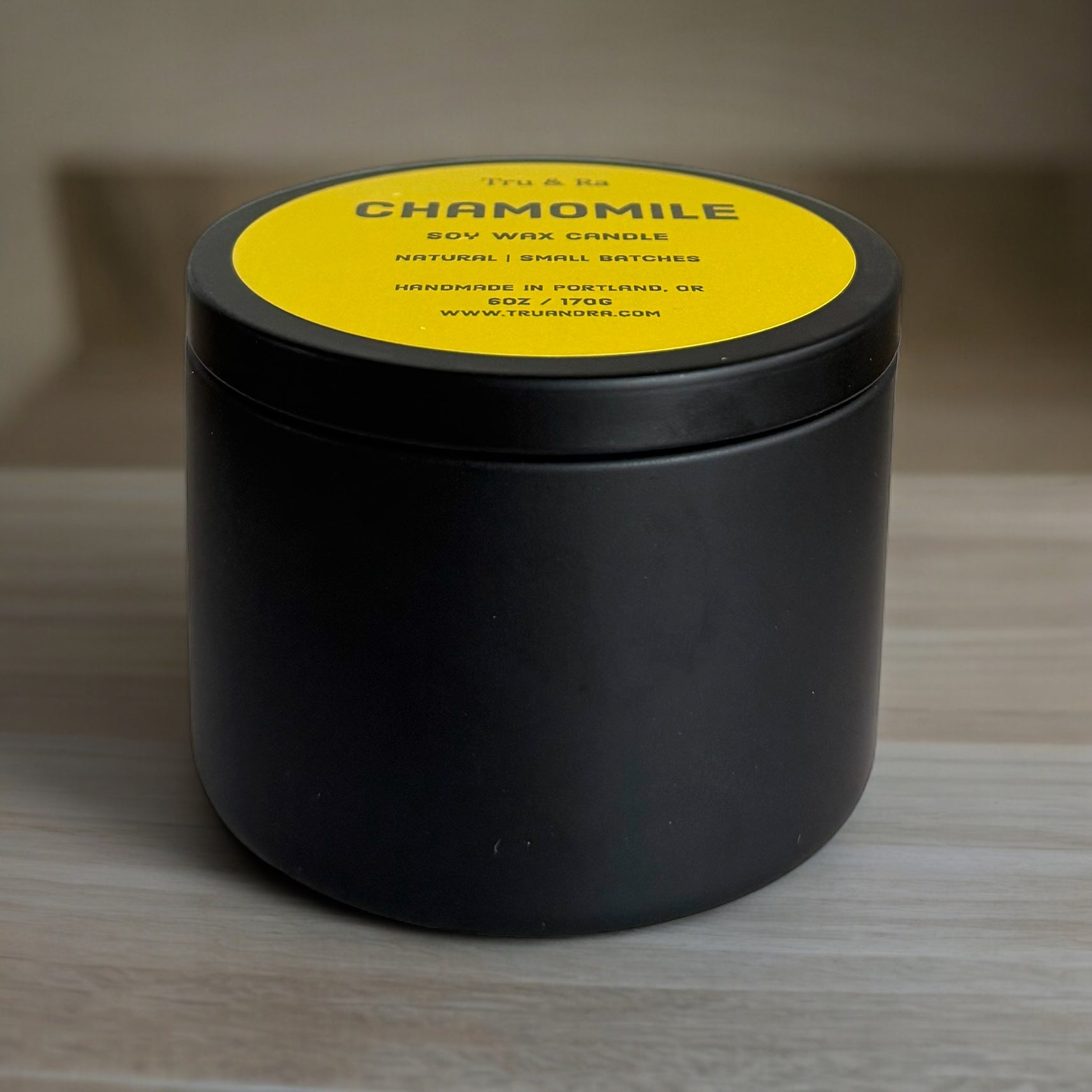 Chamomile - Soy Wax Candle - Tru & Ra