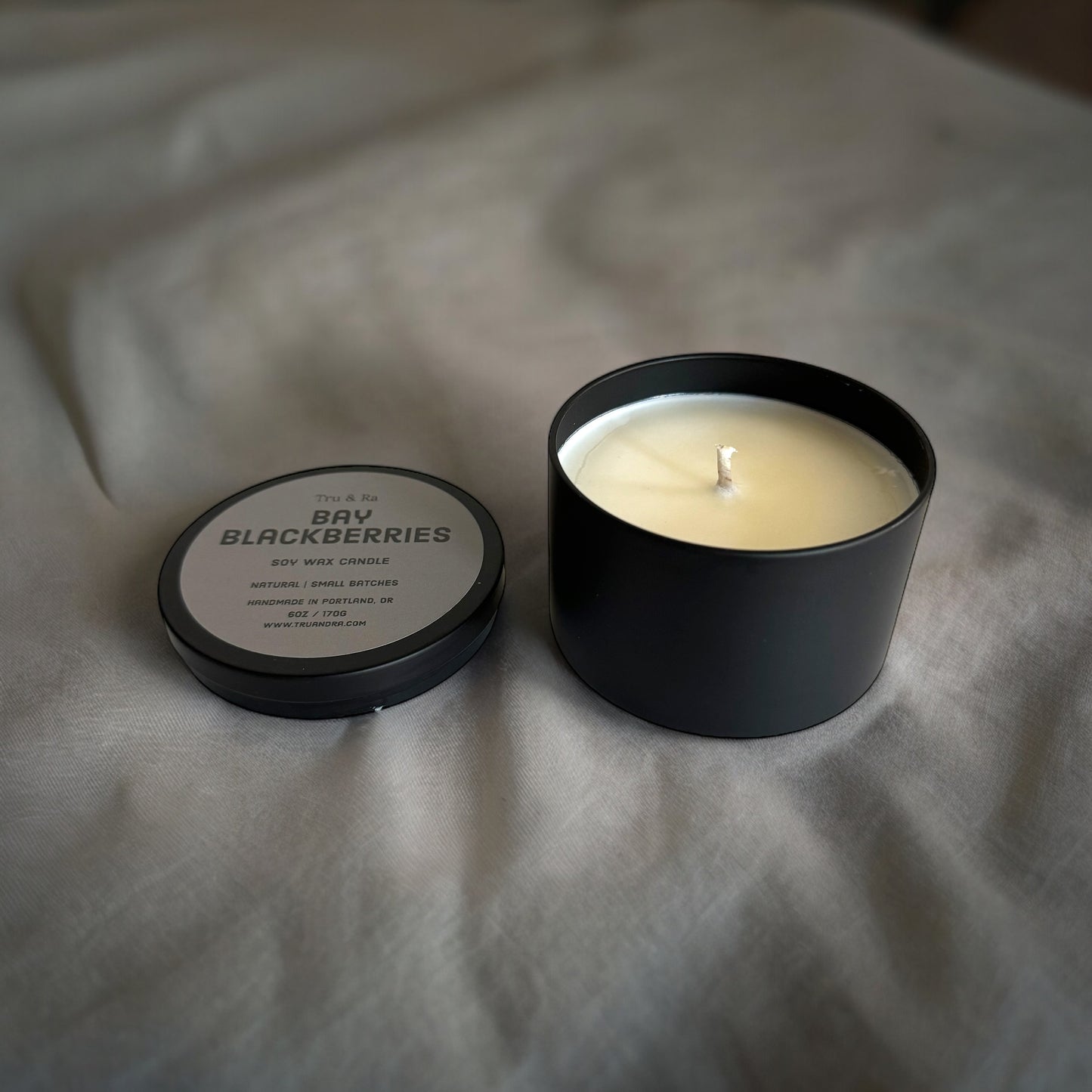 Bay Blackberries - Soy Wax Candle - Tru & Ra