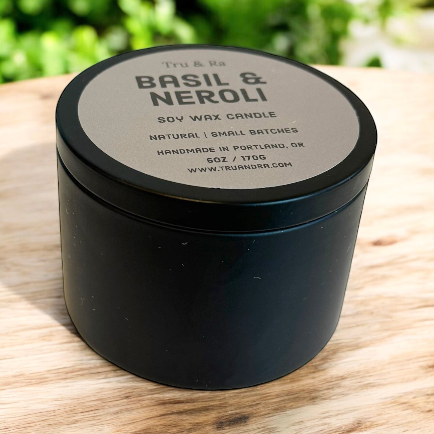 Basil & Neroli - Soy Wax Candle