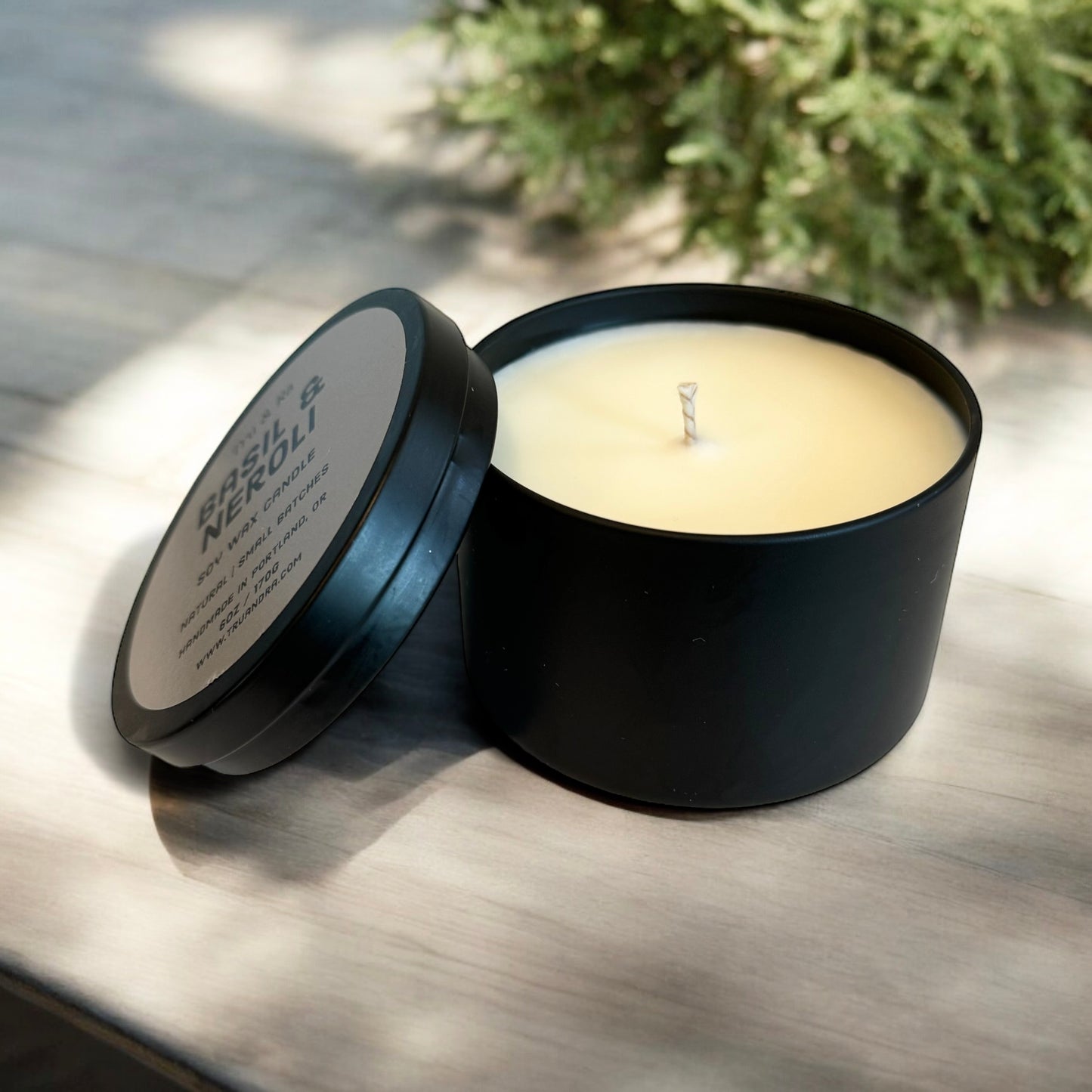 Basil & Neroli - Soy Wax Candle